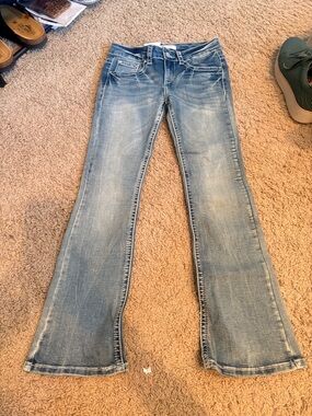 Shyanne Light Blue Kids Bootcut Jeans